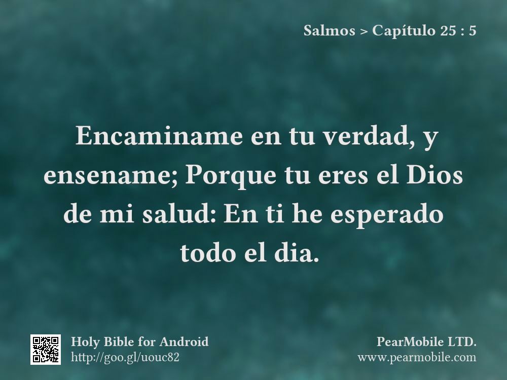 Salmos, Capítulo 25:5